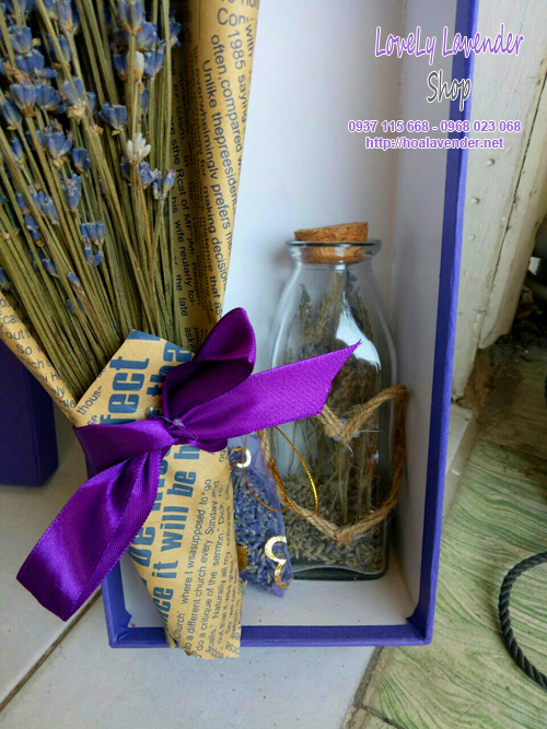 Hộp hoa lavender khô Combo( MS 06)
