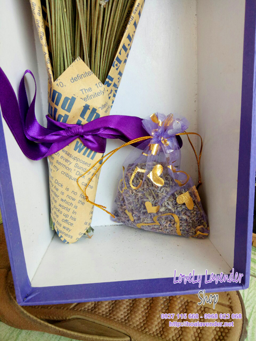 hộp quà tặng hoa lavender khô